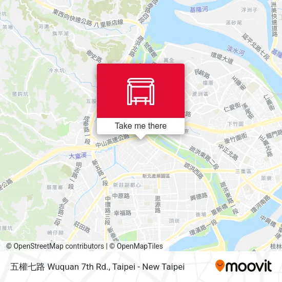 五權七路 Wuquan 7th Rd. map