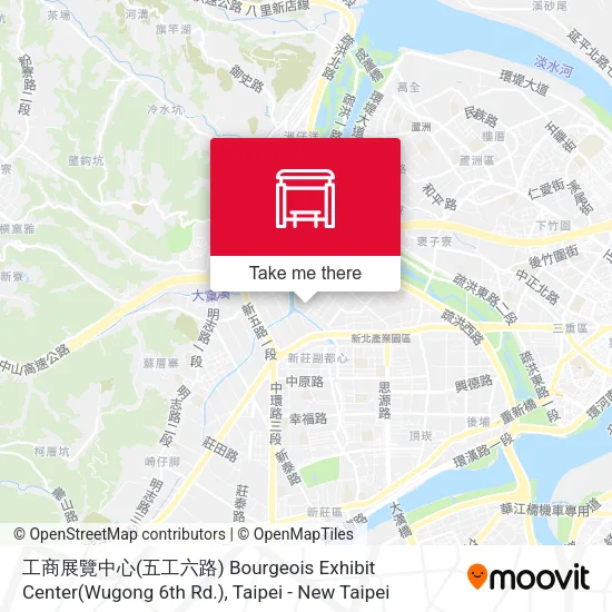 工商展覽中心(五工六路) Bourgeois Exhibit Center(Wugong 6th Rd.) map