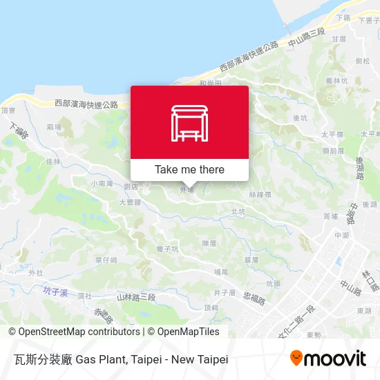 瓦斯分裝廠 Gas Plant map