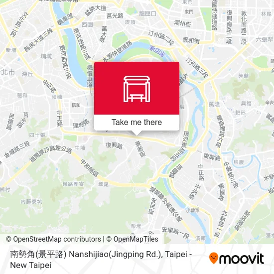 南勢角(景平路) Nanshijiao(Jingping Rd.) map