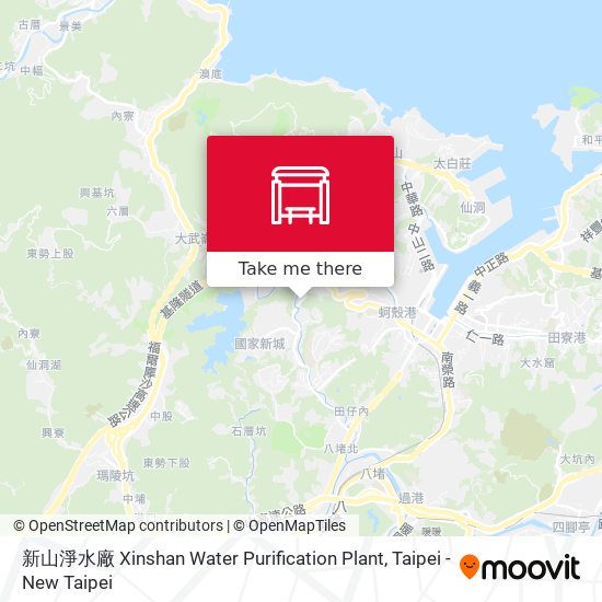 新山淨水廠 Xinshan Water Purification Plant地圖