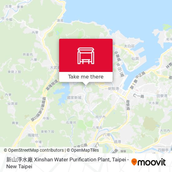 新山淨水廠 Xinshan Water Purification Plant map