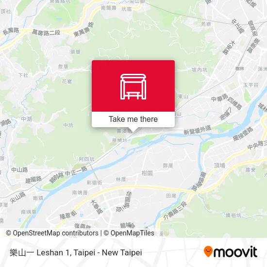 樂山一 Leshan 1 map