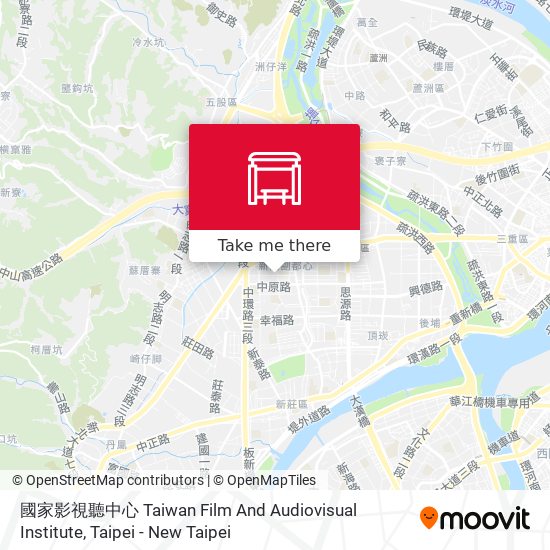 國家影視聽中心 Taiwan Film And Audiovisual Institute map