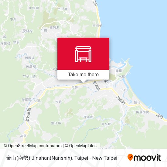 金山(南勢) Jinshan(Nanshih) map