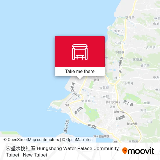 宏盛水悅社區 Hungsheng Water Palace Community map