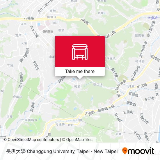 長庚大學 Changgung University map