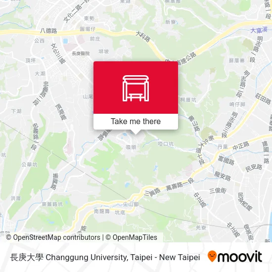 長庚大學 Changgung University map