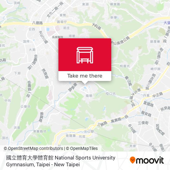 國立體育大學體育館 National Sports University Gymnasium map
