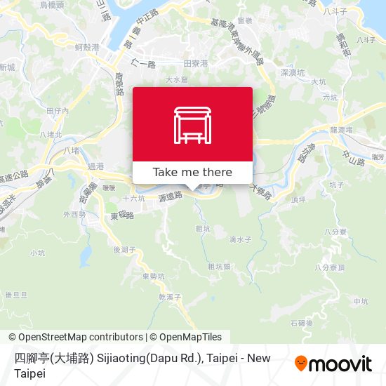 四腳亭(大埔路) Sijiaoting(Dapu Rd.) map
