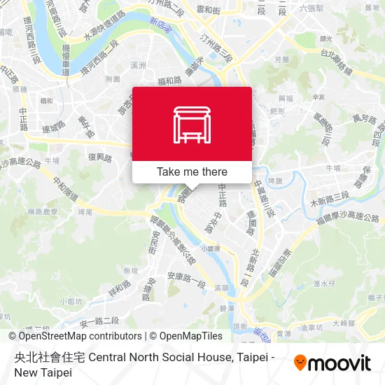 央北社會住宅 Central North Social House map