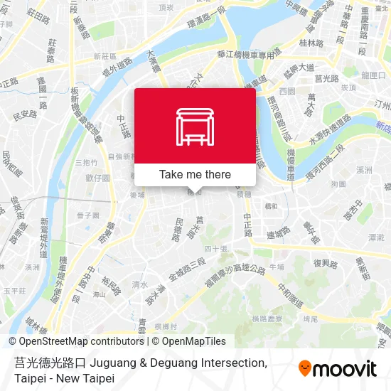 莒光德光路口 Juguang & Deguang Intersection map
