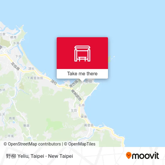 野柳 Yeliu map
