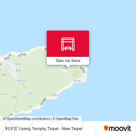 利洋宮 Liyang Temple map
