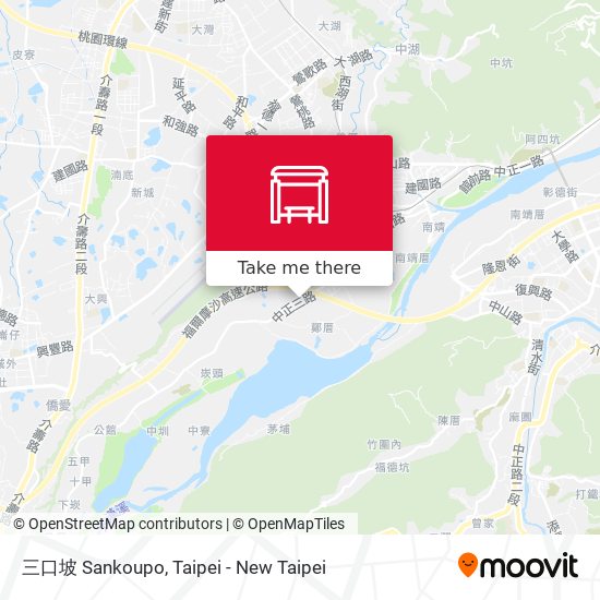 三口坡 Sankoupo map