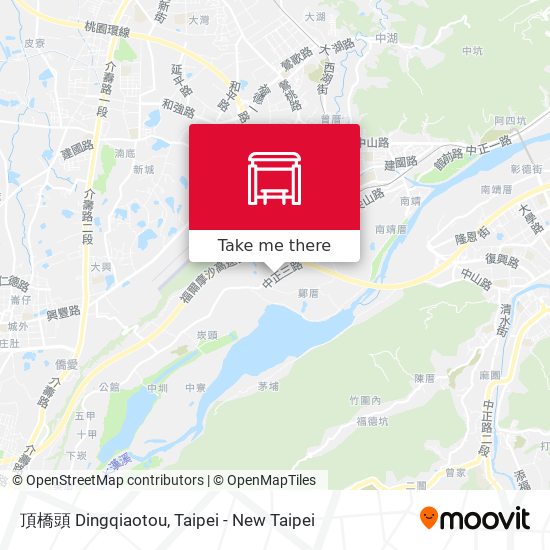 頂橋頭 Dingqiaotou map