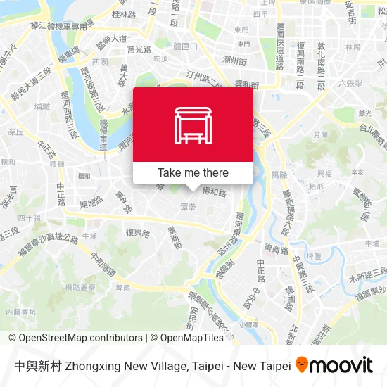 中興新村 Zhongxing New Village map