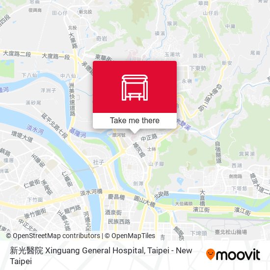 新光醫院 Xinguang General Hospital map