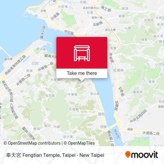 奉天宮 Fengtian Temple map