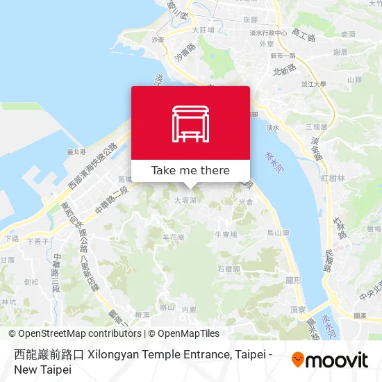 西龍巖前路口 Xilongyan Temple Entrance map