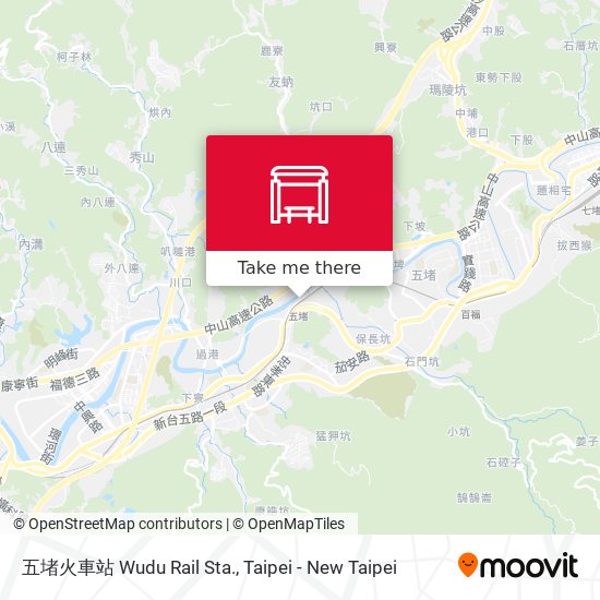 五堵火車站 Wudu Rail Sta.地圖
