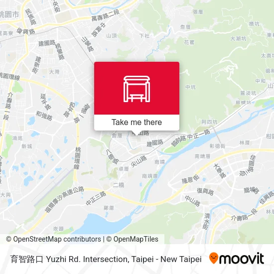 育智路口 Yuzhi Rd. Intersection map