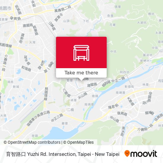 育智路口 Yuzhi Rd. Intersection map