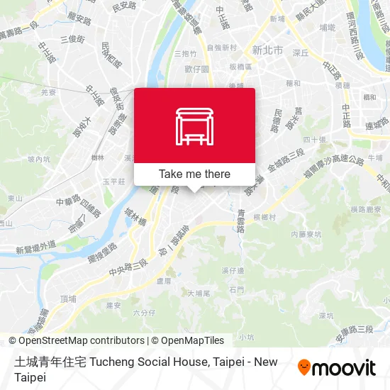 土城青年住宅 Tucheng Social House map