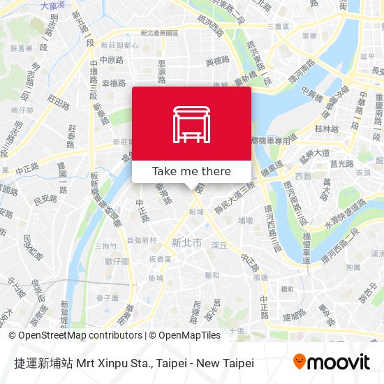 捷運新埔站 Mrt Xinpu Sta. map