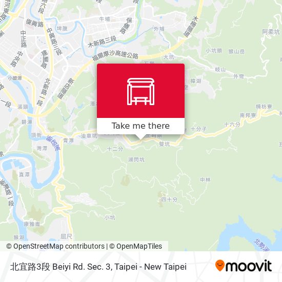北宜路3段 Beiyi Rd. Sec. 3地圖