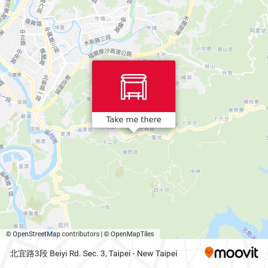 北宜路3段 Beiyi Rd. Sec. 3地圖