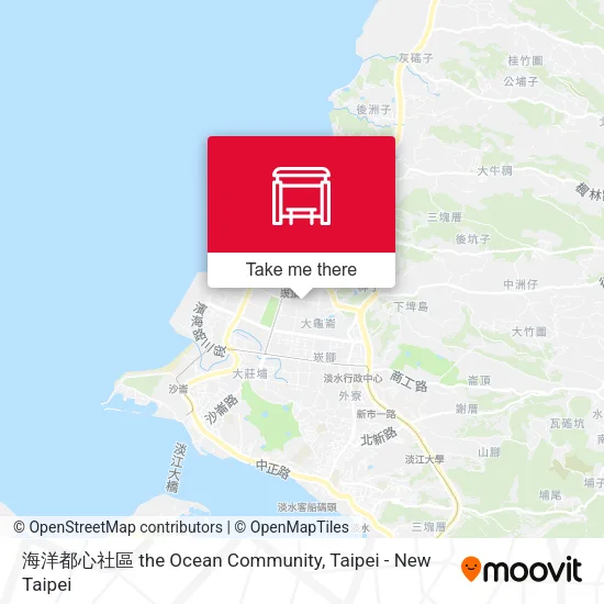海洋都心社區 the Ocean Community map