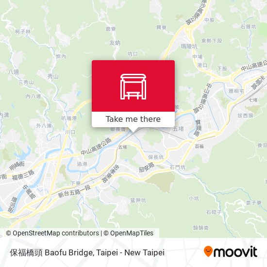 保福橋頭 Baofu Bridge地圖
