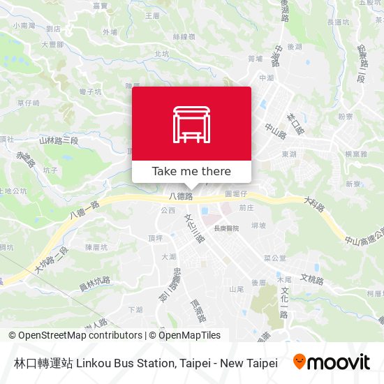 林口轉運站 Linkou Bus Station map