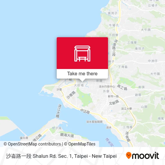 沙崙路一段 Shalun Rd. Sec. 1地圖