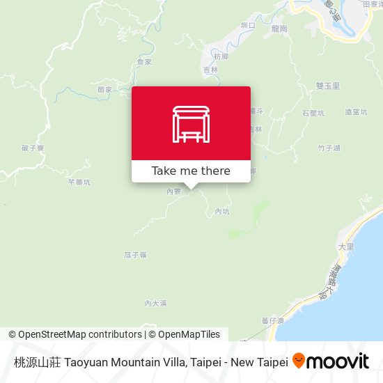 桃源山莊 Taoyuan Mountain Villa map