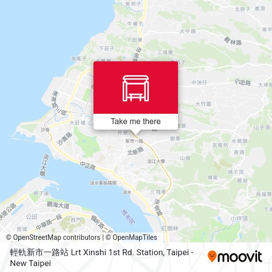 輕軌新市一路站 Lrt Xinshi 1st Rd. Station地圖
