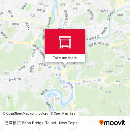 碧潭橋頭 Bitan Bridge map