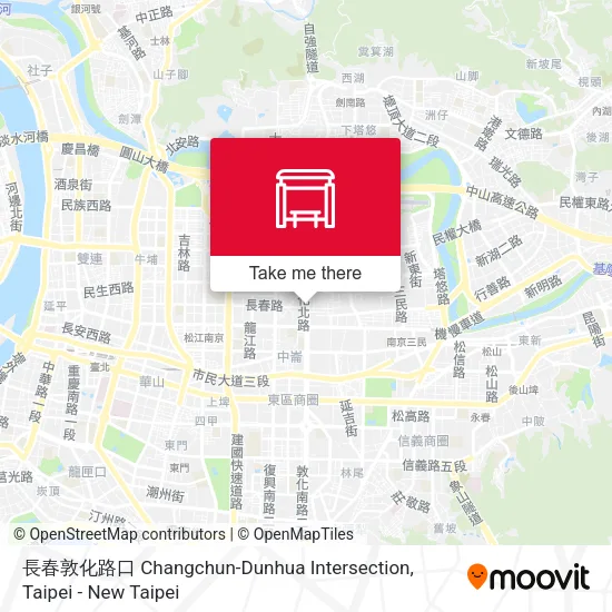長春敦化路口 Changchun-Dunhua Intersection地圖