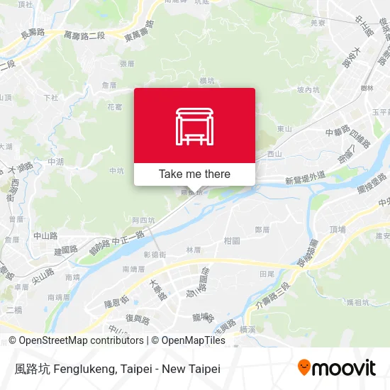 風路坑 Fenglukeng map