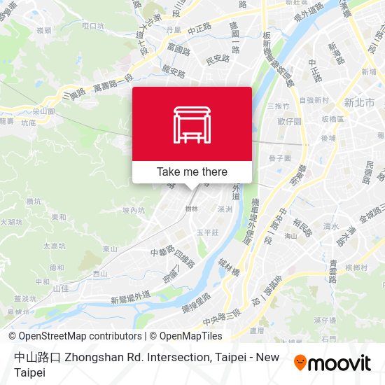 中山路口 Zhongshan Rd. Intersection地圖