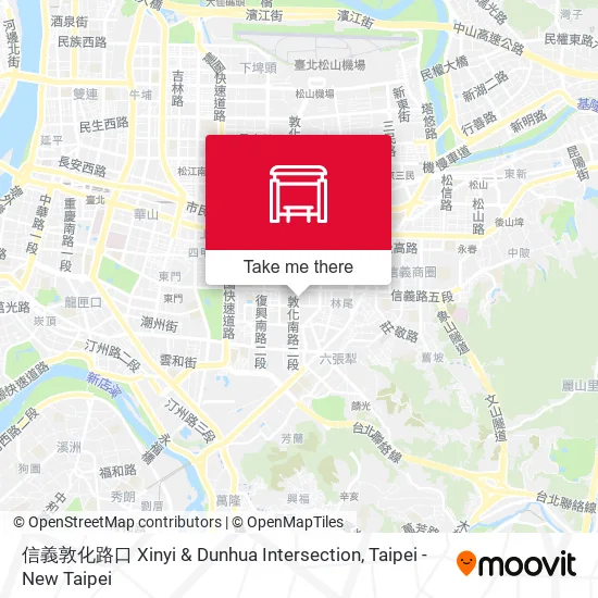 信義敦化路口 Xinyi & Dunhua Intersection map