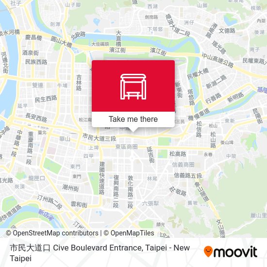 市民大道口 Cive Boulevard Entrance map