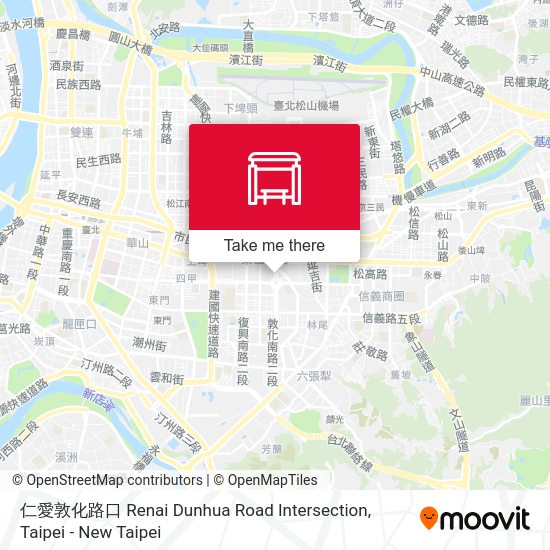 仁愛敦化路口 Renai Dunhua  Road Intersection地圖