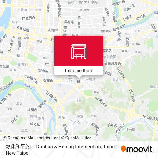 敦化和平路口 Dunhua & Heping Intersection map