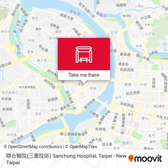 聯合醫院(三重院區) Sanchong Hospital map