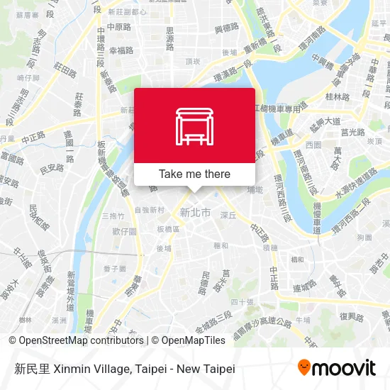 新民里 Xinmin Village map