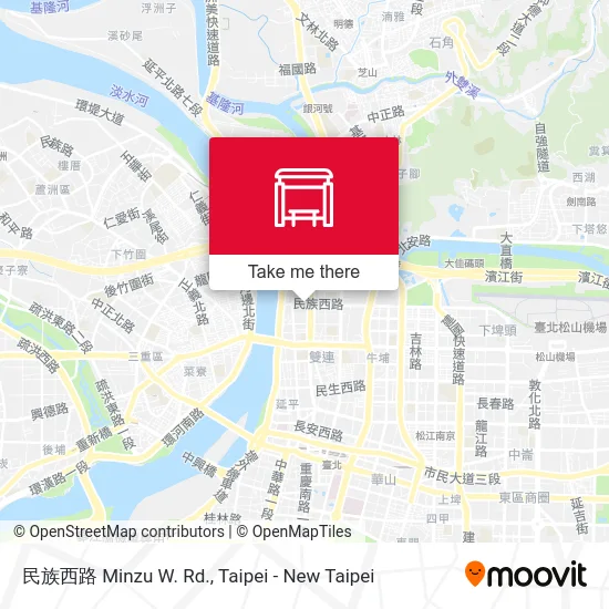 民族西路 Minzu W. Rd.地圖