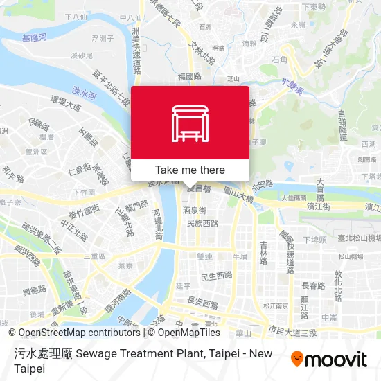 污水處理廠 Sewage Treatment Plant map