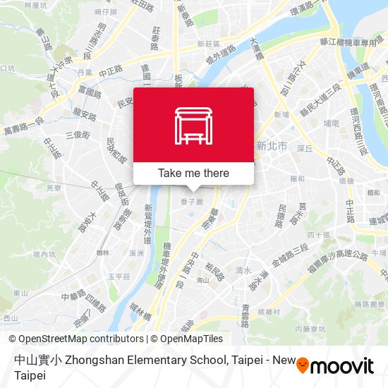 中山實小 Zhongshan Elementary School map